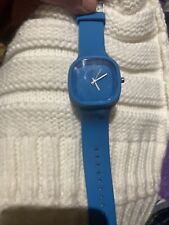 Reloj de pulsera Geneva azul brillante gelatina silicona segunda mano  Embacar hacia Argentina