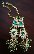 Indian earrings bollywood usato  Santa Teresa Gallura