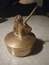 Vintage brass unicorn for sale  Dalton