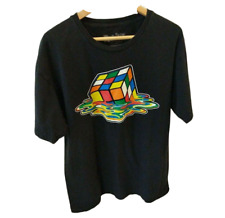 Usado, Camiseta Sheldon Cooper oficial Rubiks cubo nerd XL gola redonda preta elástica comprar usado  Enviando para Brazil