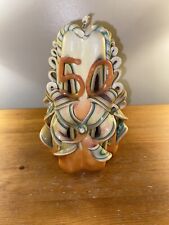 Carved candle 50th for sale  HARTLEPOOL