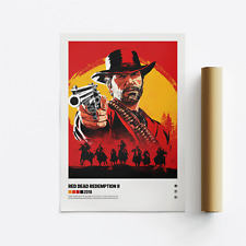 Pôster/impressão de arte de videogame Red Dead Redemption 2 (2018) comprar usado  Enviando para Brazil