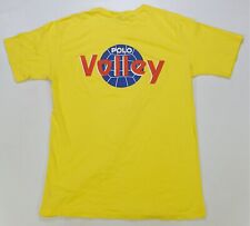 Camiseta Rara Vintage POLO RALPH LAUREN Voleibol Soletrar Anos 90 Amarela M comprar usado  Enviando para Brazil