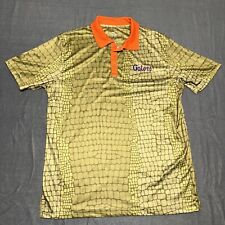 Florida Gators Polo Shirt Colosseum Gator Skin Men's Large UF The Swamp NCAA SEC for sale  Shipping to South Africa