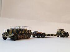 Used, 1/72 scale Military low Loader half track truck WW2 diecast models  for sale  THETFORD