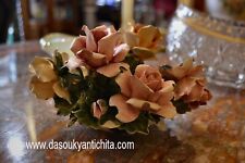 Bouquet rose porcellana usato  Roma