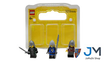 LEGO ® Knight Minifig Blister Black Falcon Falcon Lion Shield Green NEW knight til salg  Sendes til Denmark