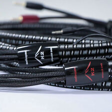 K2 speaker Wire cable with 72V DBS silver Banana spade plug bi-wire Cable 1 Pair for sale  Shipping to South Africa