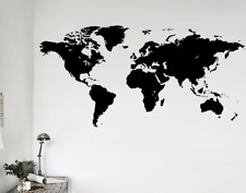 Weltkarte wandaufkleber aufkleber gebraucht kaufen  Versand nach Germany