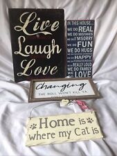 Wall signs live for sale  CHARD
