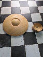 Large wooden saucer for sale  LONDON