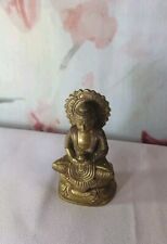 Amitabha Buddha Brass Statue Handmade Gold Tone Brass. for sale  Shipping to South Africa