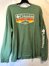 Usado, Camiseta Columbia Sportswear masculina manga longa gráfica gola redonda algodão verde tamanho GG comprar usado  Enviando para Brazil