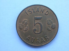 Iceland aurar 1965 usato  Italia