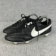 Używany, Nike Tiempo Skórzane buty piłkarskie Męskie UK 8.5 EU 43 Czarne Sznurowane SG na sprzedaż  Wysyłka do Poland