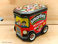 Smarties Van/Bus/Vehicle with wheels Vintage Sweet Tin (12cm) for sale  Shipping to South Africa