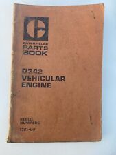 Usado, Manual de piezas de motor Caterpillar D342. Traje de libro genuino para gato D8K y 583K.  segunda mano  Embacar hacia Argentina