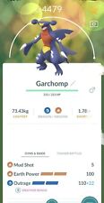 Garchomp Legacy Pokemon Trade Go Lv50 Desbloqueado 2 Cargas Maestro Pvp Pokémon Go segunda mano  Embacar hacia Argentina