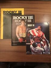 Rocky movie programmes for sale  LONDON