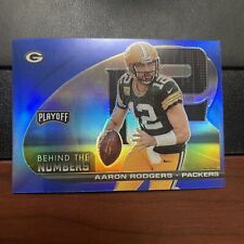 2021 Playoff Behind the Numbers Aaron Rodgers #BTN-ARO Blue Prizm Packers comprar usado  Enviando para Brazil