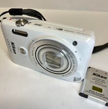 Cámara digital compacta Nikon Coolpix S6900 16 MP blanca con batería de Japón Fedex segunda mano  Embacar hacia Argentina