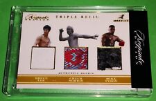 Used, KEEPSAKE EDITION BRUCE LEE COLLECTION TRIPLE RELIC MIKE TYSON CHUCK NORRIS /50 for sale  Shipping to South Africa