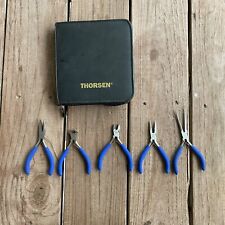 Conjunto de ferramentas alicate Thorsen 5 preços conjunto com zíper estojo alças de borracha azul, usado comprar usado  Enviando para Brazil