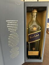 Johnnie Walker Blue Label Whisky Escocés 750 ml botella y caja vacía segunda mano  Embacar hacia Argentina