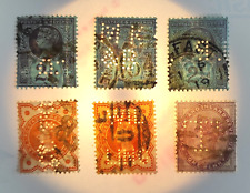 Perfin francobolli gran usato  Verduno