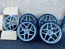 Used, AVA alloy wheels 20 inch 5x112  Hsf013 SUIT VW AUDI SEAT SKODA MERC ETC set of 5 for sale  INVERURIE
