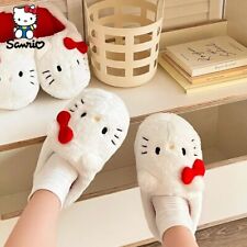 Usado, Sanrio Hello Kitty Pantuflas de Peluche Invierno Zapatos Cálidos Zapatos de Peluche Pantuflas Regalo segunda mano  Embacar hacia Argentina