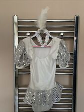 silver leotard for sale  CARDIFF