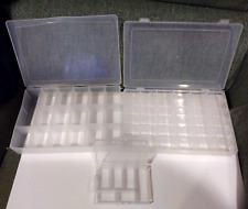 3 divisórias de caixa organizadoras de plástico transparente diferentes comprar usado  Enviando para Brazil