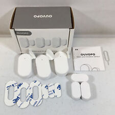 OUVOPO White Wireless Zigbee Alexa Compatible Door And Window Sensor 3 Pack, used for sale  Shipping to South Africa