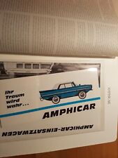 Amphicar prospekte archiv gebraucht kaufen  Detmold