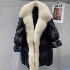 Jaqueta de inverno feminina 90% veludo branco casaco feminino pele de raposa bufante parkas, usado comprar usado  Enviando para Brazil