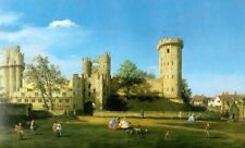 Dream-art Oil GiovanniAntonioCanal(Canaletto)-etto Warwick Castle-The East Front til salgs  Frakt til Norway