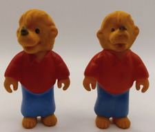 2 figuras vintage de osos Berenstain juguetes 1986 Brother Bears de los años 80 segunda mano  Embacar hacia Mexico