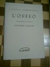 l orfeo monteverdi usato  Roma