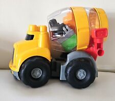 CAT Toy cement truck with Legos Mega Blocks, used for sale  Shipping to South Africa