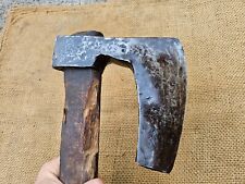 Used, LARGE ANTIQUE VINTAGE HAND FORGED BEARDED AXE SPLITTING MAUL LOGGING FELLING for sale  Shipping to South Africa