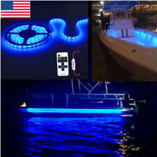 Blue LED Boat Light Deck Waterproof 12v Bow Trailer Pontoon Lights Kit Marine, used for sale  Rowland Heights