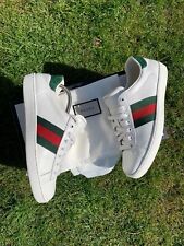 MEN'S GUCCI ACE TRAINER UK 8 EU 42 GENUINE OG ALL MADE IN ITALY VGC for sale  Shipping to South Africa