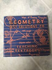 Geometry test solutions for sale  Pickerel