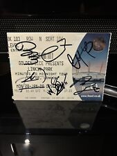 Linkin Park 2007 Concert Ticket Signed By Chester Bennington + Rest Of Band comprar usado  Enviando para Brazil