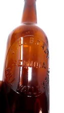 Rare California Whiskey " J. E. BRADY SEQUOIA MILL VALLEY CAL."   Amber Fifth for sale  Shipping to South Africa