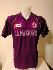 FIORENTINA 1989/90 training shirt No Match Worn Shirt Trikot Abm Vintage usato  Italia
