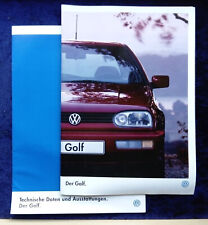 Golf prospekt 1997 gebraucht kaufen  Vechta
