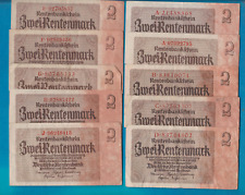 Rentenmark 1937 serien gebraucht kaufen  Feldkirchen-Westerham