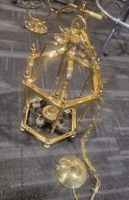 Brass hexagon chandelier for sale  Downers Grove